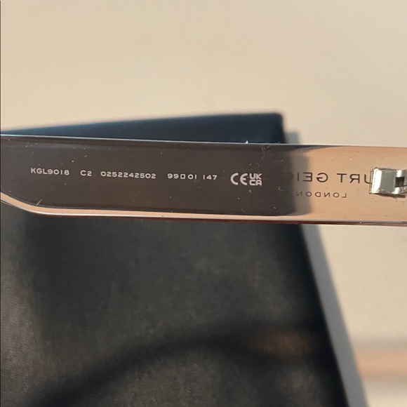 Kurt Geiger Tan Gradient Sunglasses - Picture 6 of 7